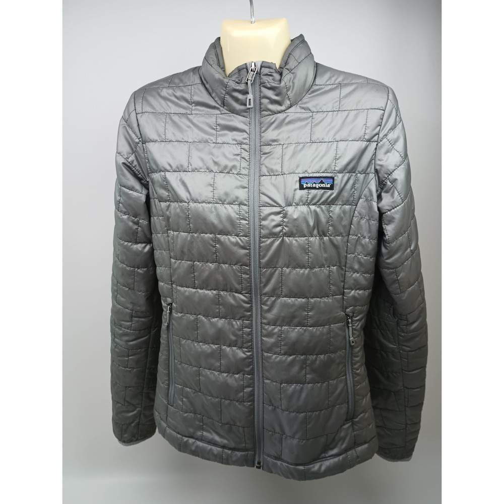 Patagonia Nano Puff Water Resistant Grey Jacket Women's Size Small